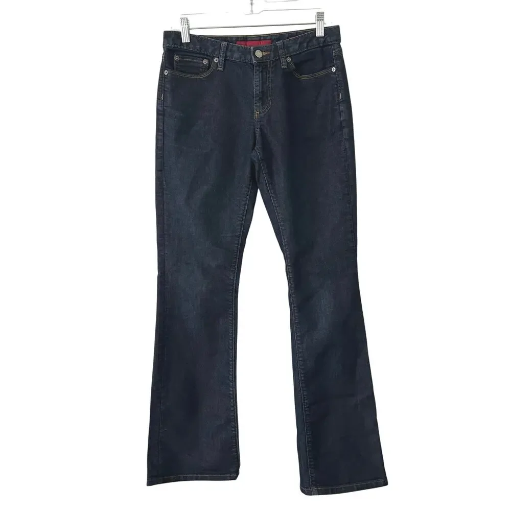 Banana Republic Women's Dark Wash Boot Cut Denim Jeans 28 6
